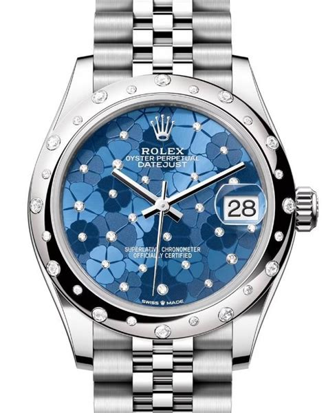 rolex datejust 31 azzurro blue